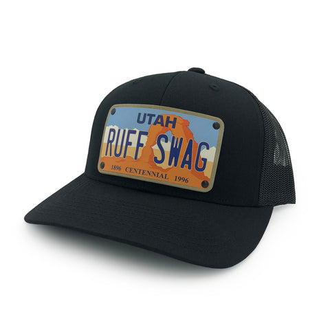 Utah Plate Trucker Snapback Hat