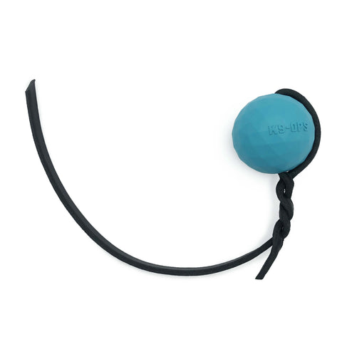 2.5" Rubber Ball with Leather Tab