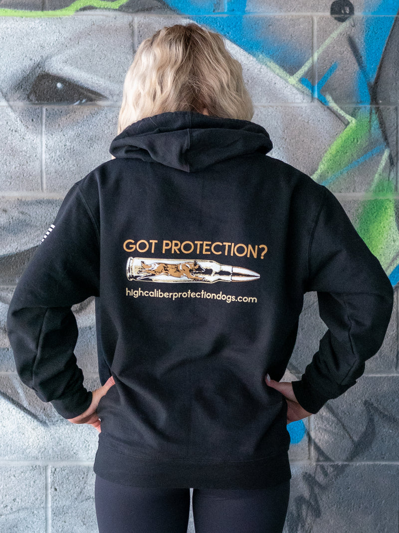 High Caliber Protection Dogs Medium Weight Hoodie